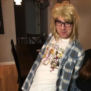 90s Garth Wayne’s World Wig halloween costume kit